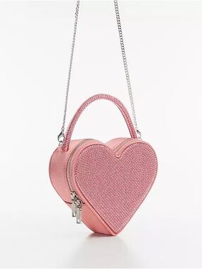 Mango Crystal Heart Bag